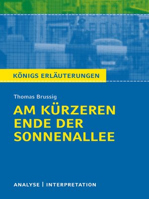 cover image of Am kürzeren Ende der Sonnenallee